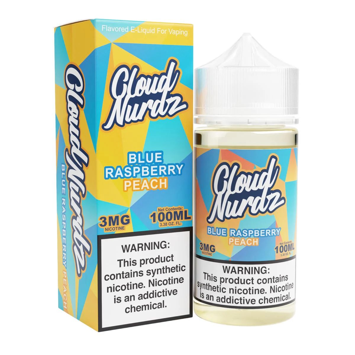 Peach Blue Razz by Cloud Nurdz TFN 100ml