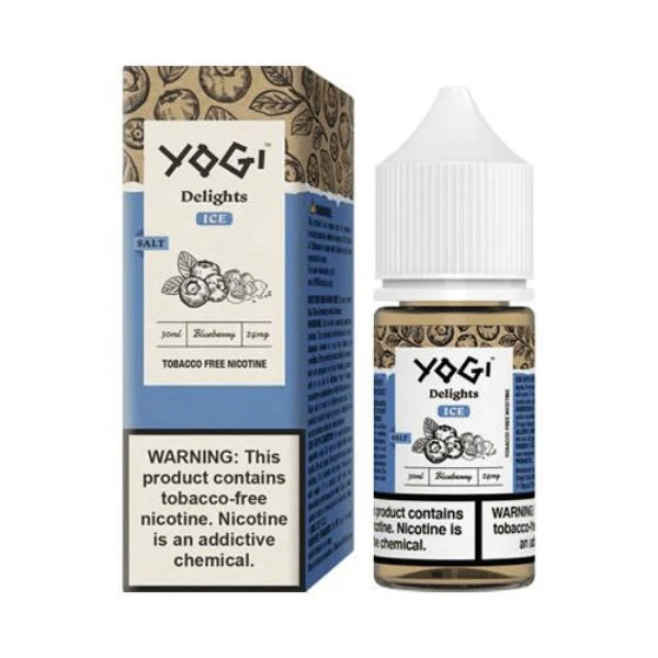 Blueberry Ice by Yogi Delights Tobacco-Free Nicotine Salts 30ml