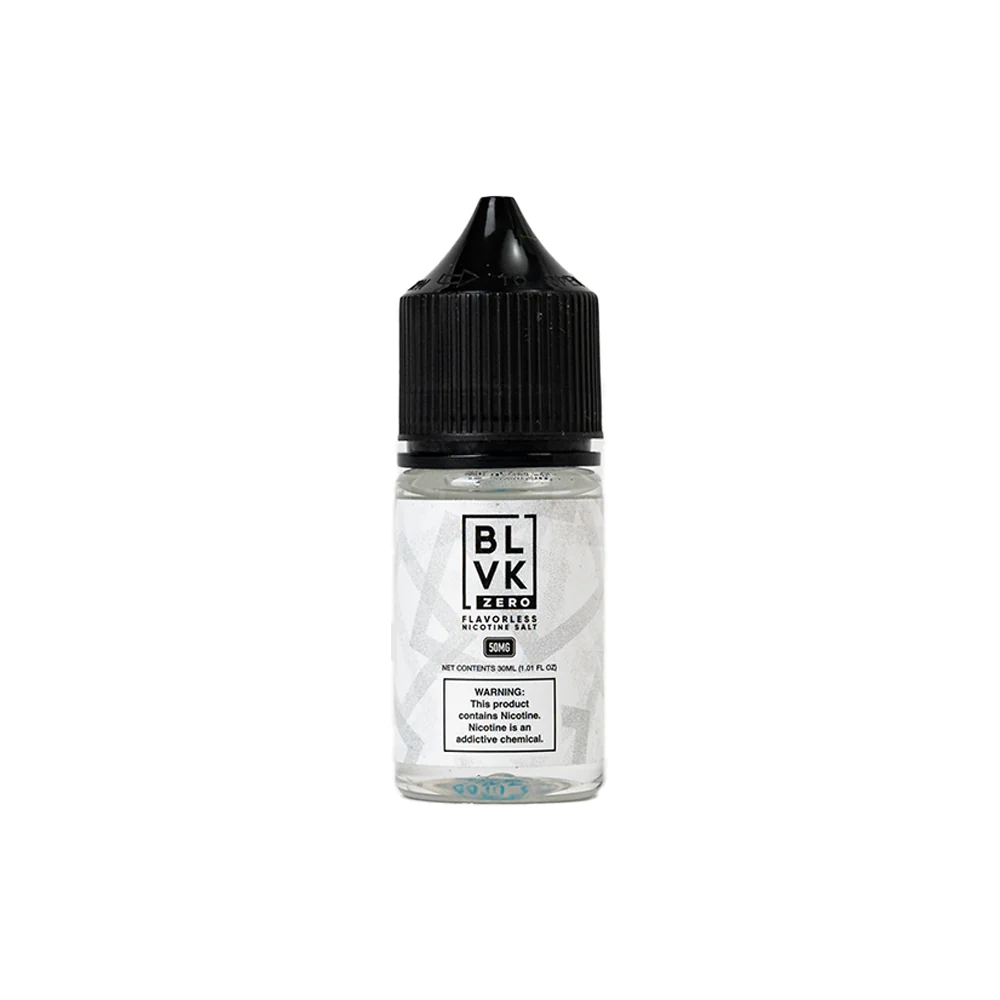 Flavorless BLVK ZERO Salts 30mL