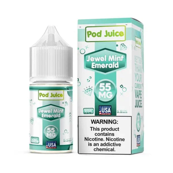 Jewel Mint Emerald | Pod Juice Salts | 30mL