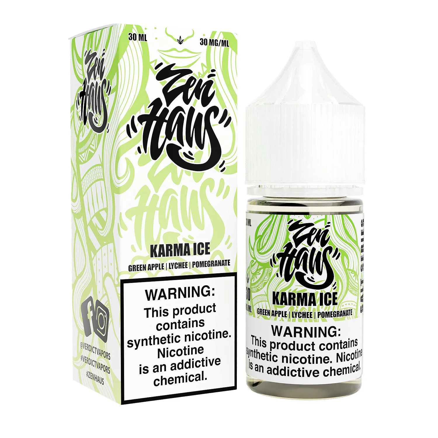 Karma Ice by Zen Haus Salt Series E-Liquid 30mL (Salt Nic)