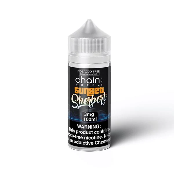 Sunset Sherbert by Chain Vapez Series E-Liquid 100mL (Freebase)