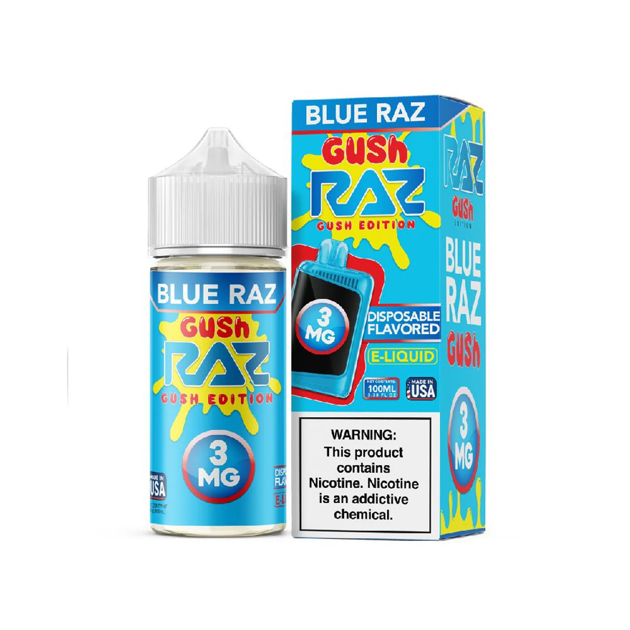 Blue Razz Gush Pod Juice x RAZ 100mL