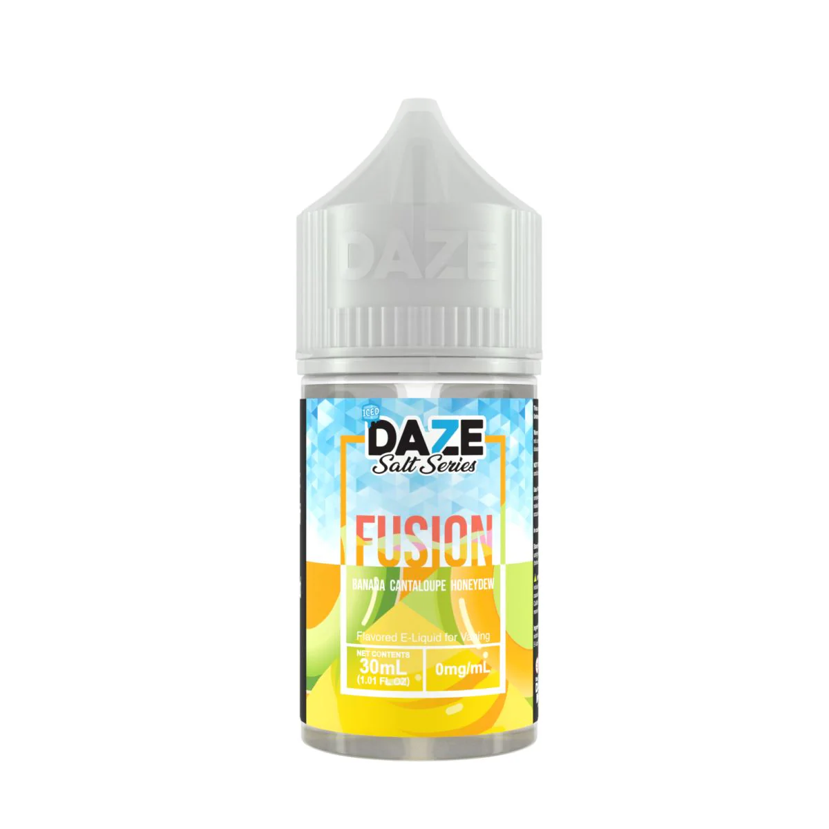 Banana Cantaloupe Honeydew Iced 7Daze Fusion Series Salt Nic E-Juice 30mL