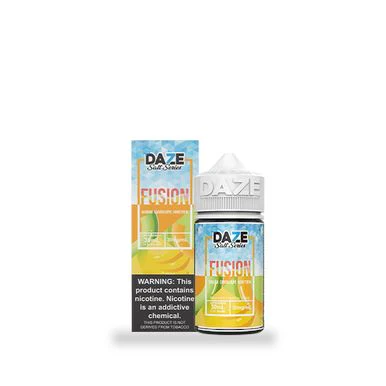 Banana Cantaloupe Honeydew Iced 7Daze Fusion Series Salt Nic E-Juice 30mL