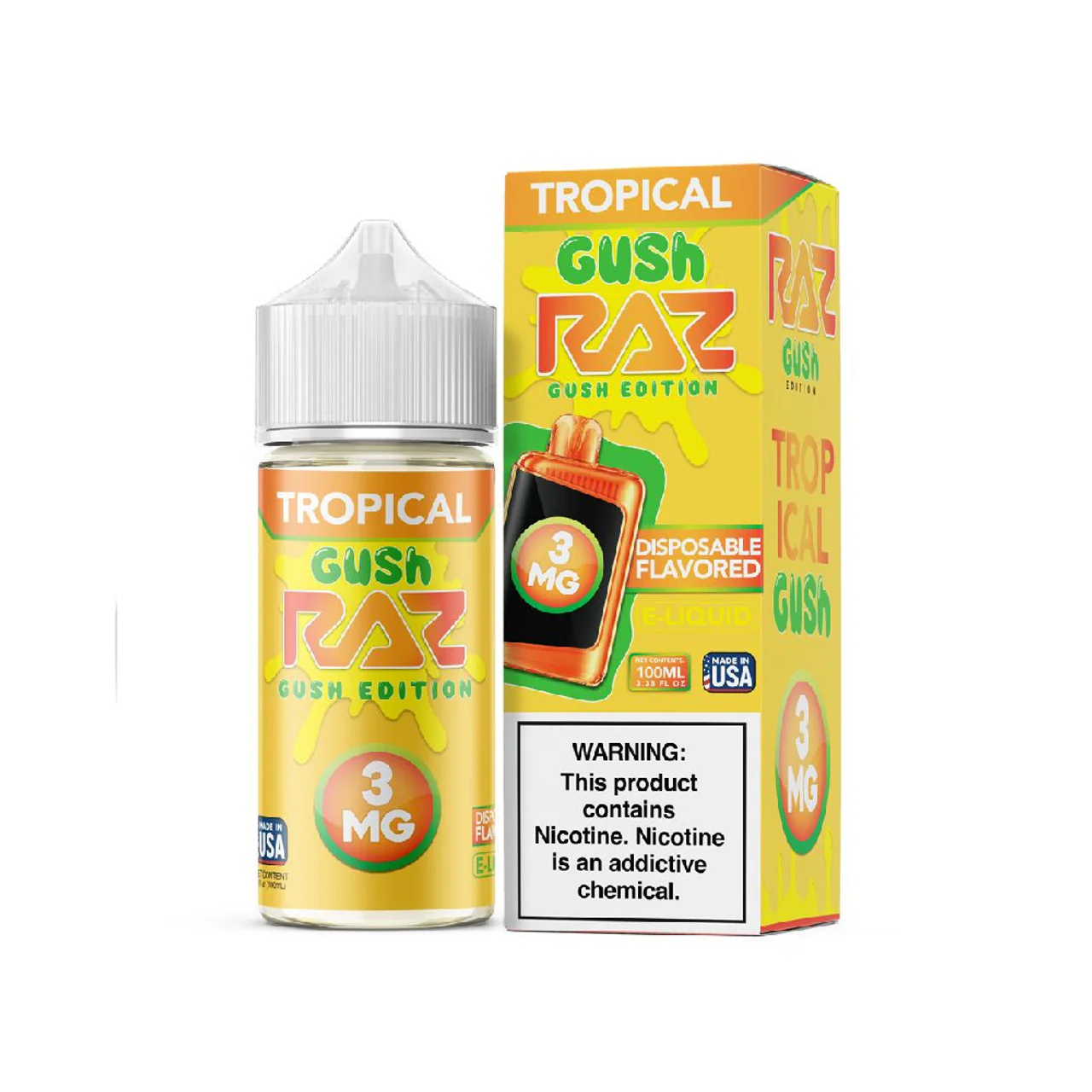 Tropical Gush Pod Juice x RAZ 100mL