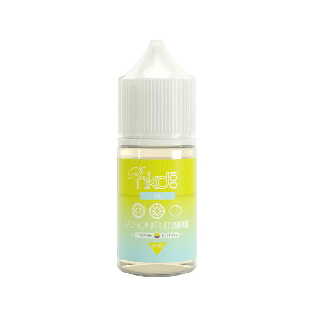 Passion Fruit Limeade Columbia Edition Salt Nic E-Juice by Naked 100 30mL