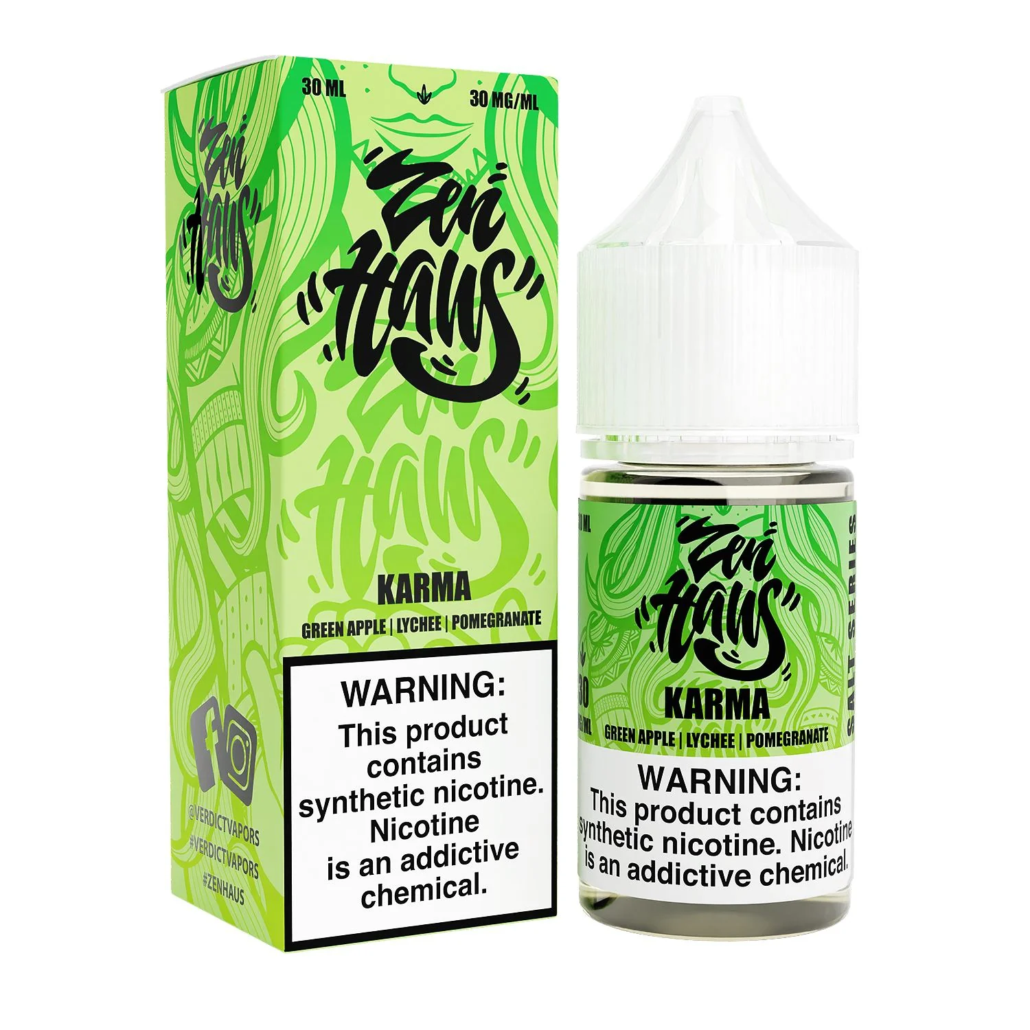 Karma by Zen Haus Salt Series E-Liquid 30mL (Salt Nic)