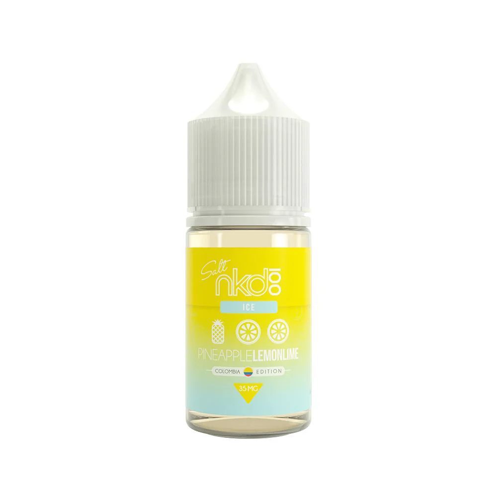 Pineapple Lemon Lime Columbia Edition Salt Nic E-Juice by Naked 100 30mL