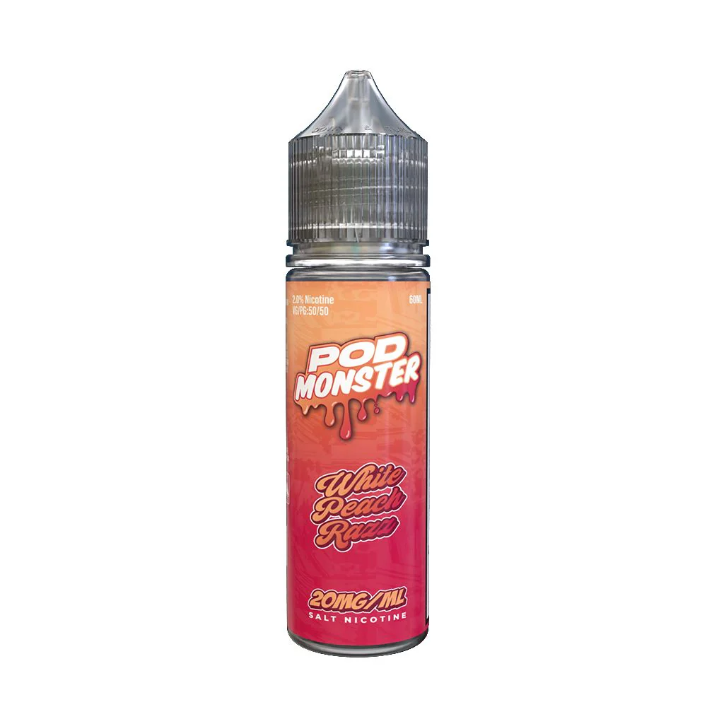 White Peach Razz | Pod Monster Salts | 60mL
