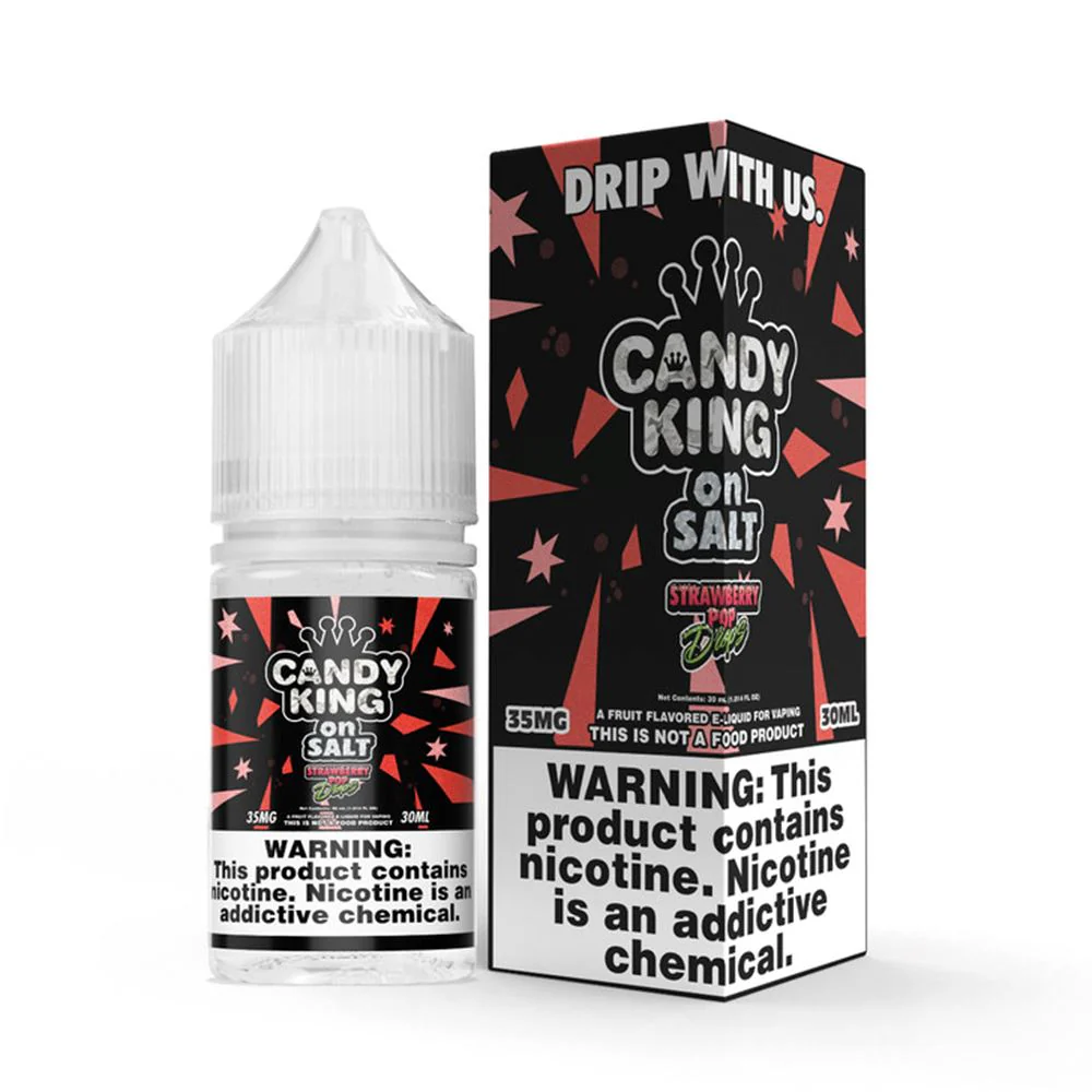 Strawberry Pop Drops | Candy King Salts | 30mL