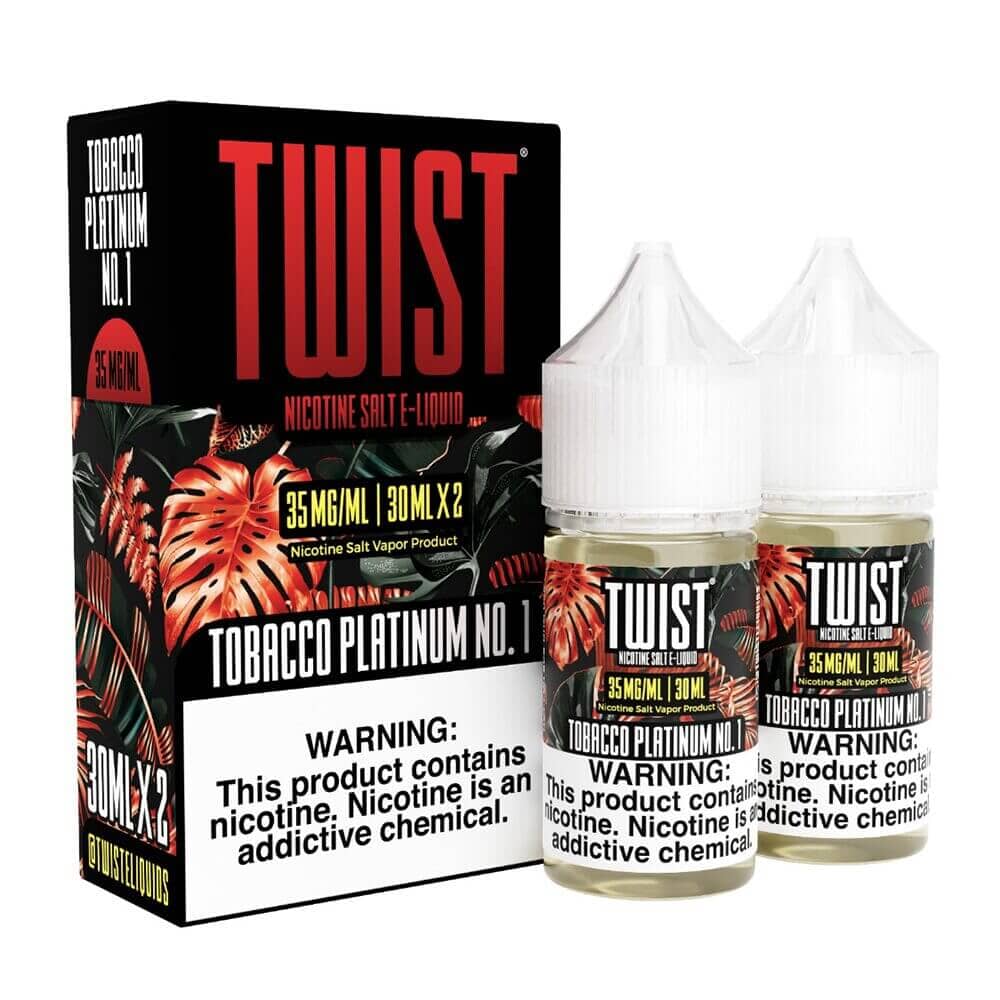 Tobacco Platinum No. 1 | Twist Salts  | x2-30mL