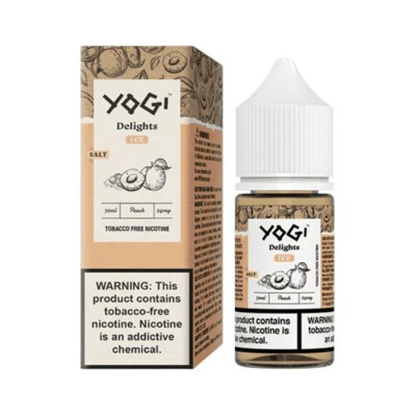 Peach Ice by Yogi Delights Tobacco-Free Nicotine Salt 30ml