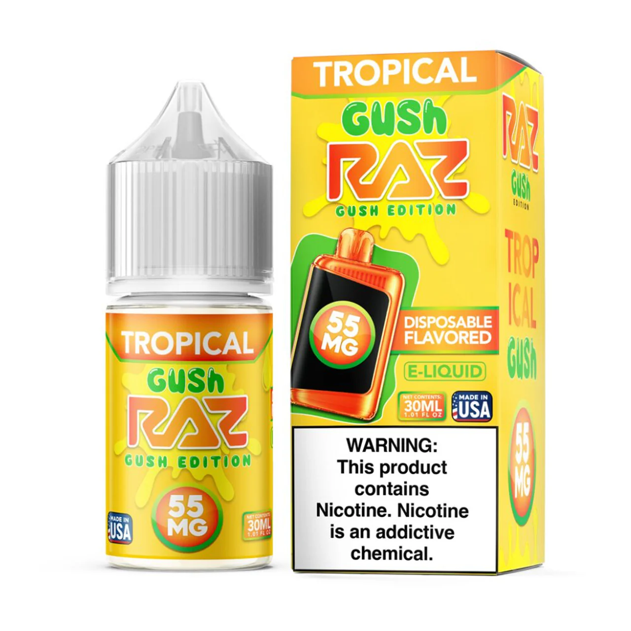 Tropical Gush Pod Juice x RAZ Salts 30mL