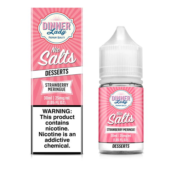 Strawberry Meringue TFN Salt Nic E-Juice by Dinner Lady 30mL