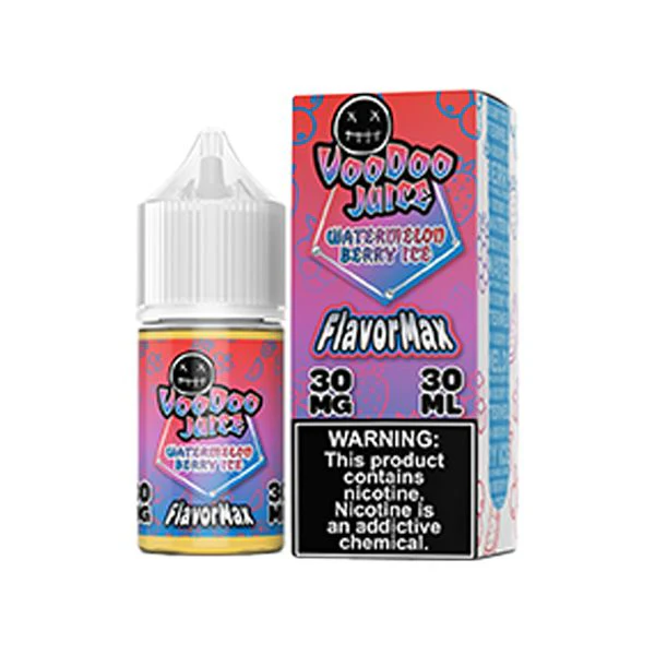 Watermelon Berry Ice by Voodoo Juice FlavorMax Salt Series E-Liquid 30mL (Salt Nic)