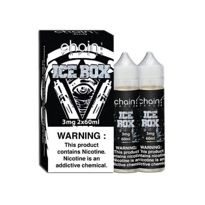 Ice Box by Chain Vapez Series E-Liquid 120mL (Freebase) | 60mL 2-Pack