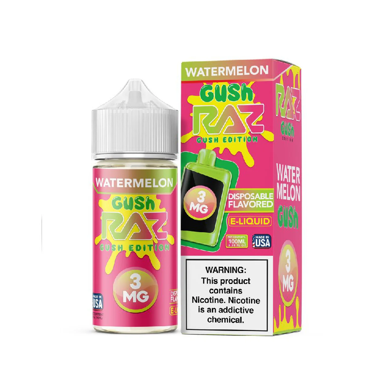 Watermelon Gush Pod Juice x RAZ 100mL