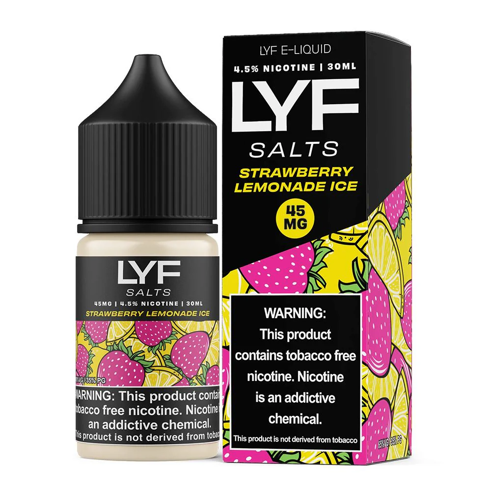 Strawberry Lemonade Ice | LYF Salts | 30mL