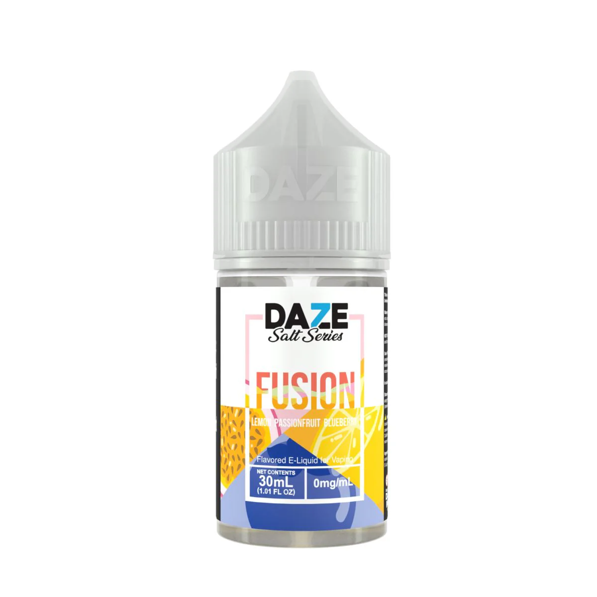 Lemon Passionfruit Blueberry 7Daze Fusion Series Salt Nic E-Juice 30mL
