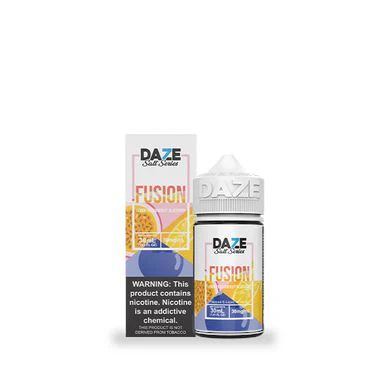 Lemon Passionfruit Blueberry 7Daze Fusion Series Salt Nic E-Juice 30mL
