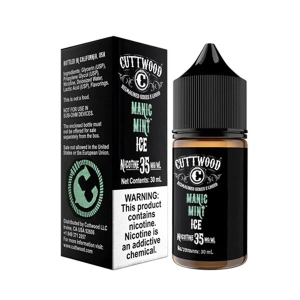 Manic Mint Ice Cuttwood Salts 30mL