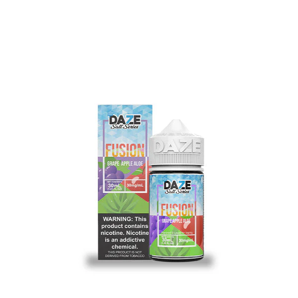 Grape Apple Aloe Iced 7Daze Fusion Series Salt Nic E-Juice 30mL