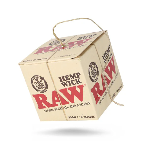 Raw* (Hemp Wick)(250ft/76m)