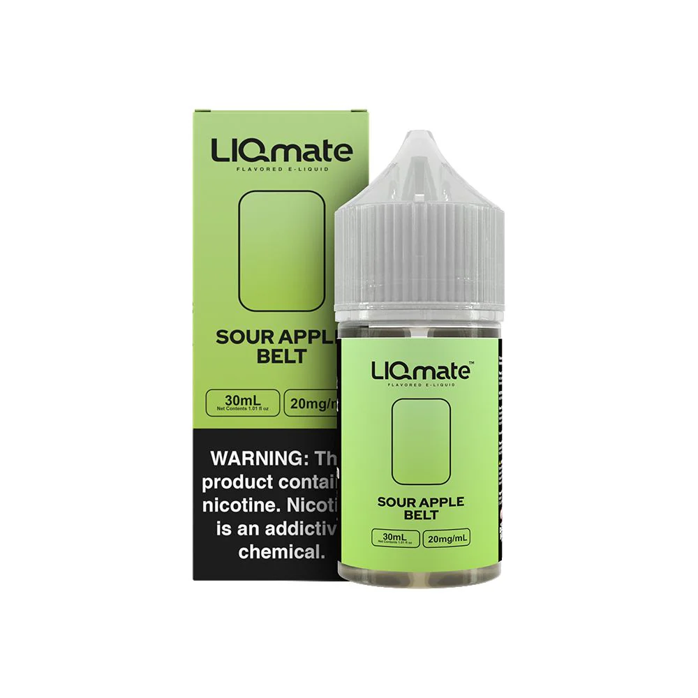 Sour Apple Belts Liqmate Series Salt Nic E-Juice by 7Daze 30mL