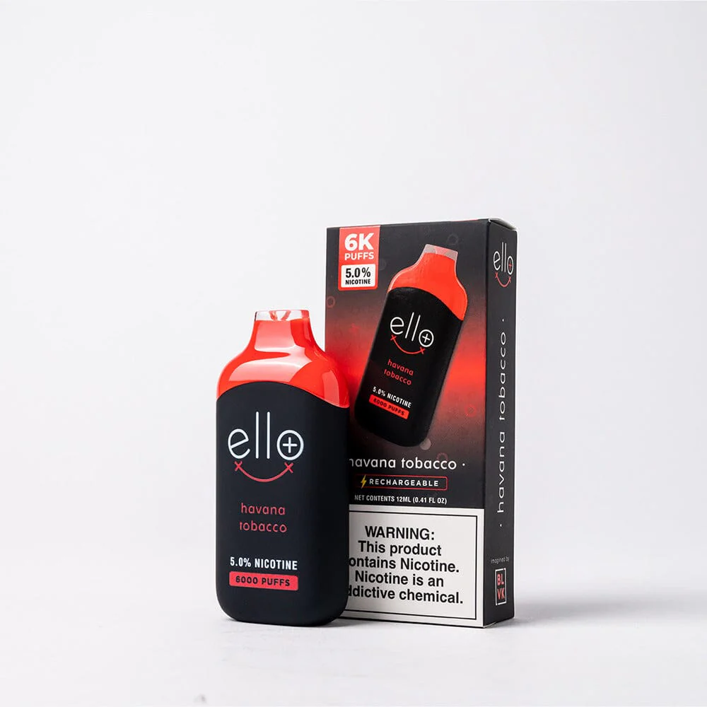 BLVK Ello Plus Disposable 6000 Puffs 12mL 50mg