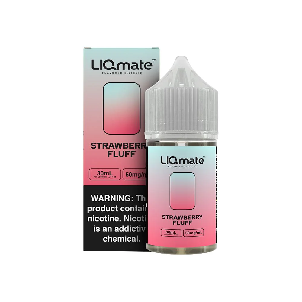 Strawberry Fluff Liqmate Series Salt Nic E-Juice by 7Daze 30mL