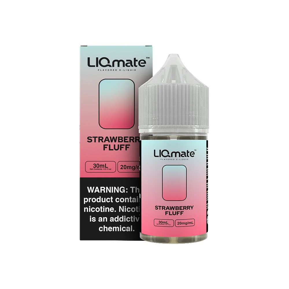 Strawberry Fluff Liqmate Series Salt Nic E-Juice by 7Daze 30mL