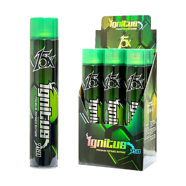 Ignitus (Butane)(DSPLY 6pc) Premium Refined 15X (SAS)