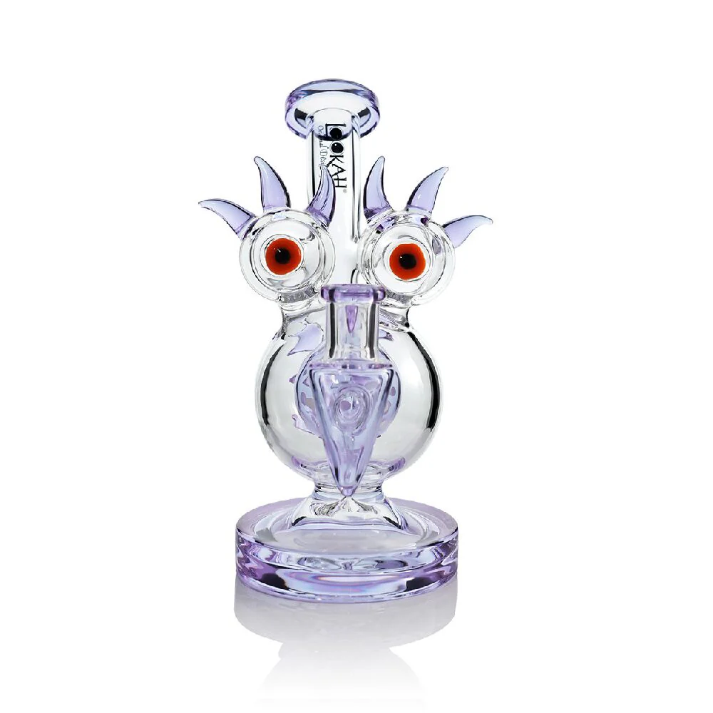 Lookah (Dab Rig) 8â Mini Sparkling Red Eyes Alien Water Pipe