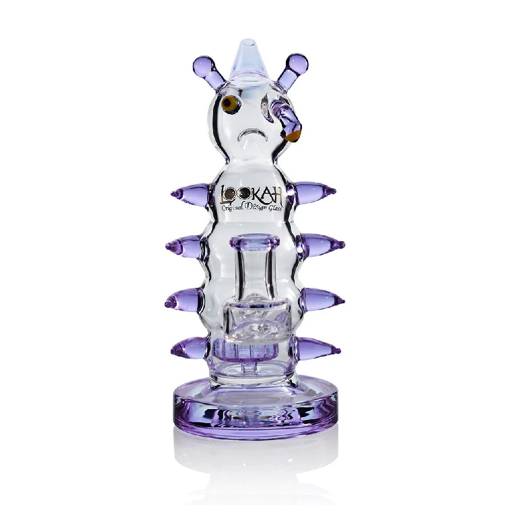 Lookah (Dab Rig) 8â Mini Cool Grumpy Caterpillar Water Pipe