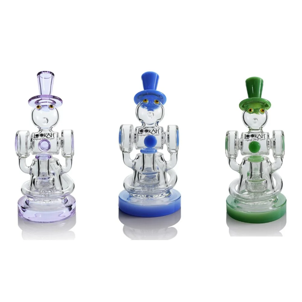 Lookah (Dab Rig) 9â³ Recycler Gentleman Robot Water Pipe