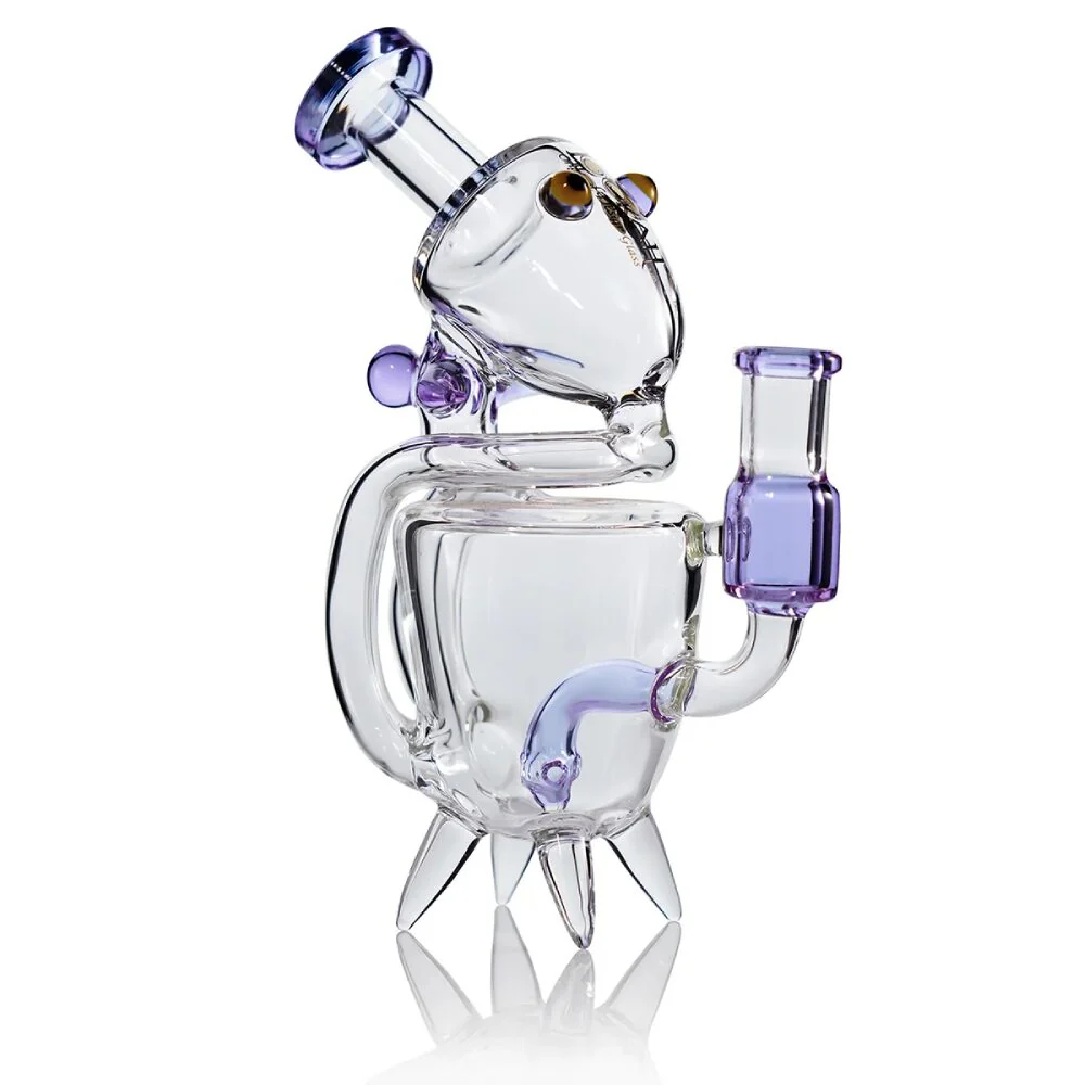 Lookah (Dab Rig) 8â³ Recycler Cute Alien Glass Water Pipe