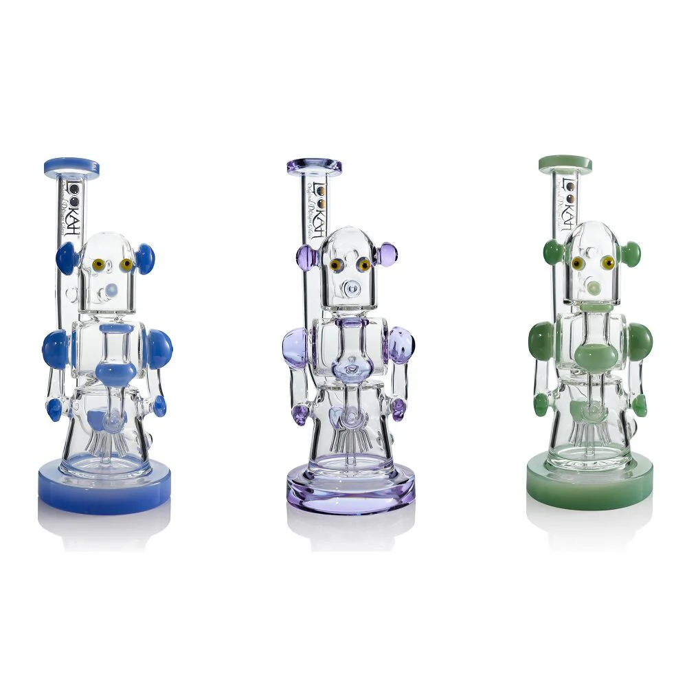 Lookah (Dab Rig) 12â³ Recycler Robotic Glass Water Pipe