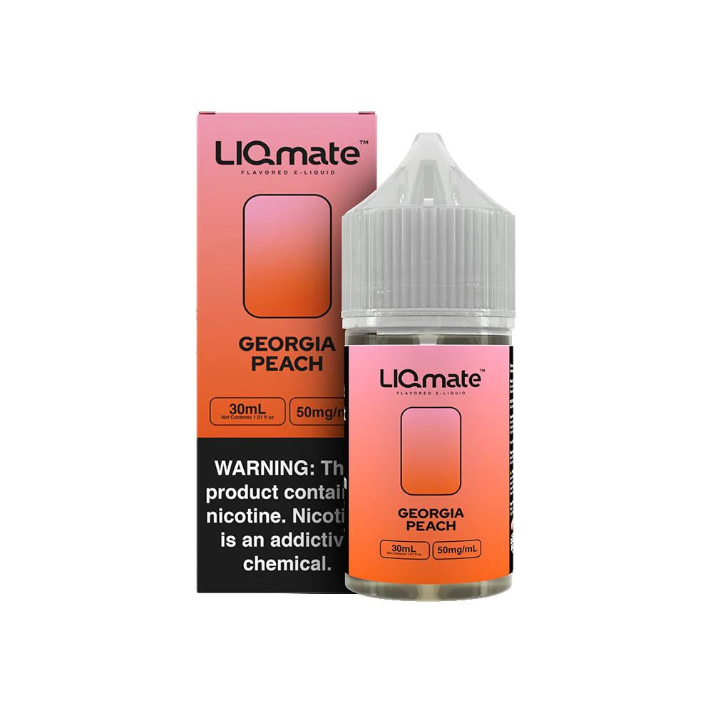 Georgia Peach Liqmate Series Salt Nic E-Juice by 7Daze 30mL