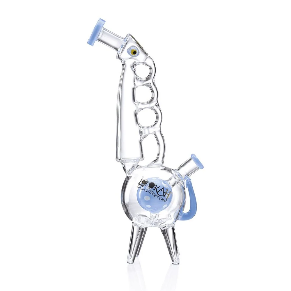 Lookah (Dab Rig) 13â Cool Recycler Giraffe Water Pipe