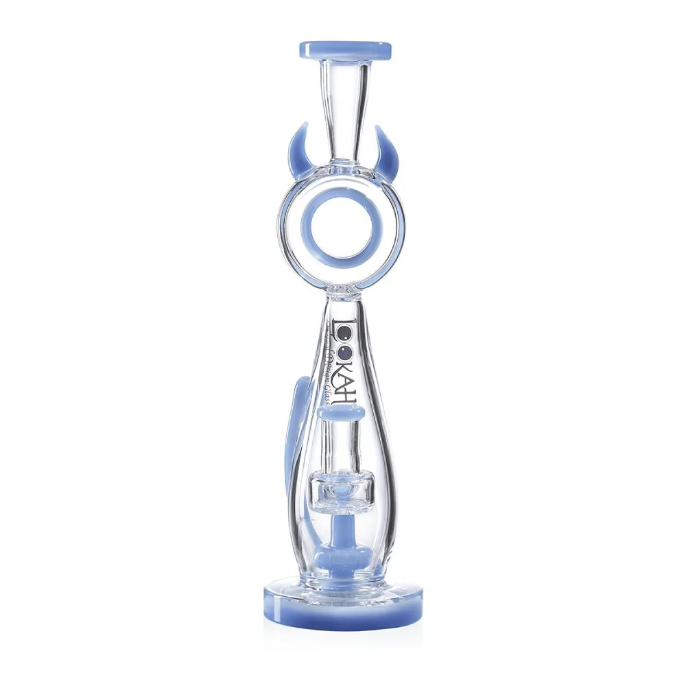 Lookah (Dab Rig) 12â Cute Percolator Elegant Cat Water Pipe