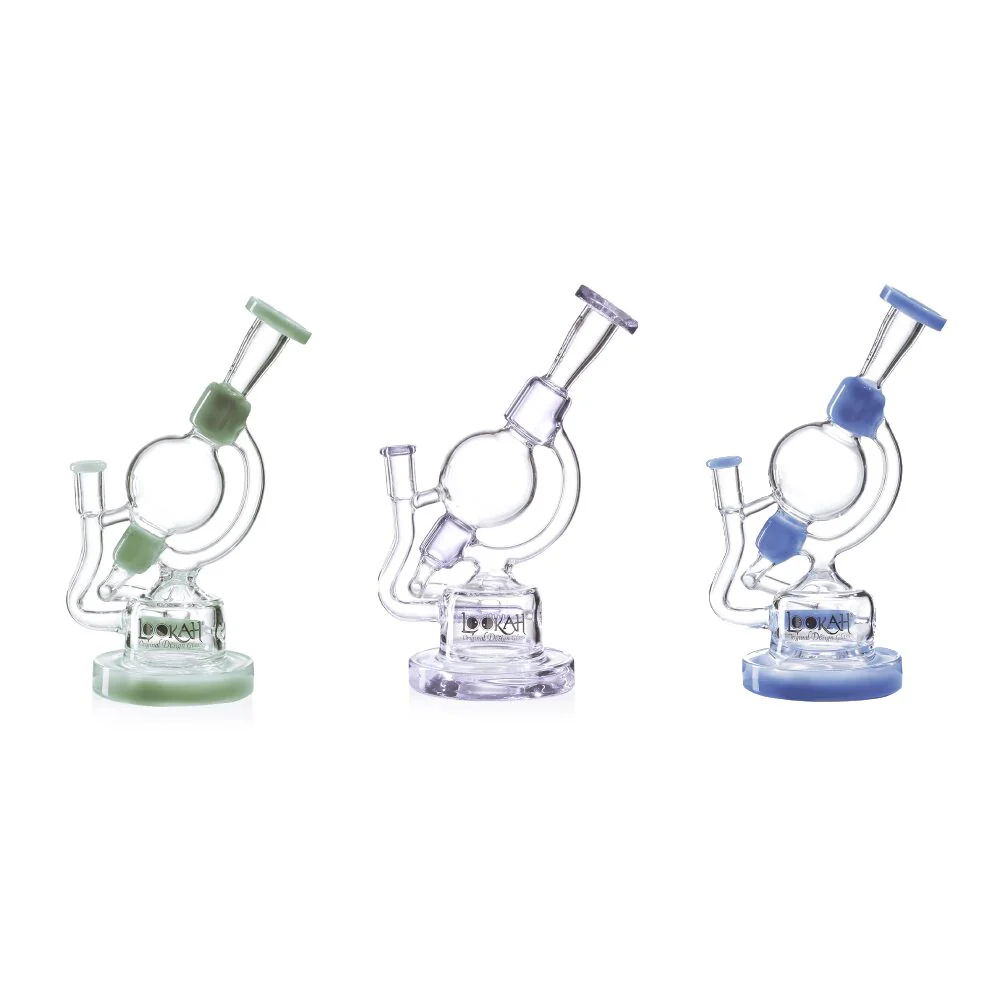 Lookah (Dab Rig) 10â Recycler Unique Globe Water Pipe