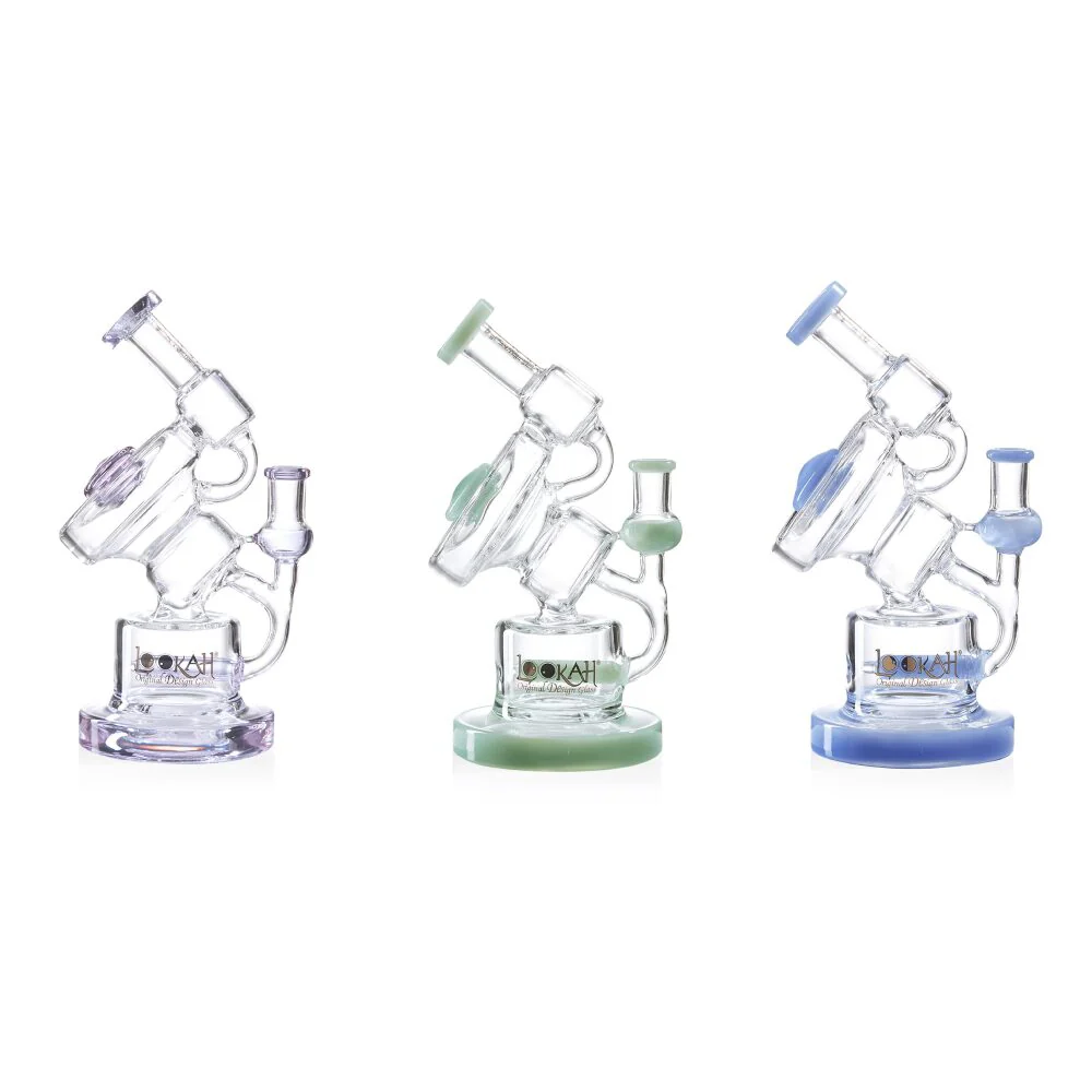 Lookah (Dab Rig) 10â Recycler Inline Percolator Nebula Water Pipe