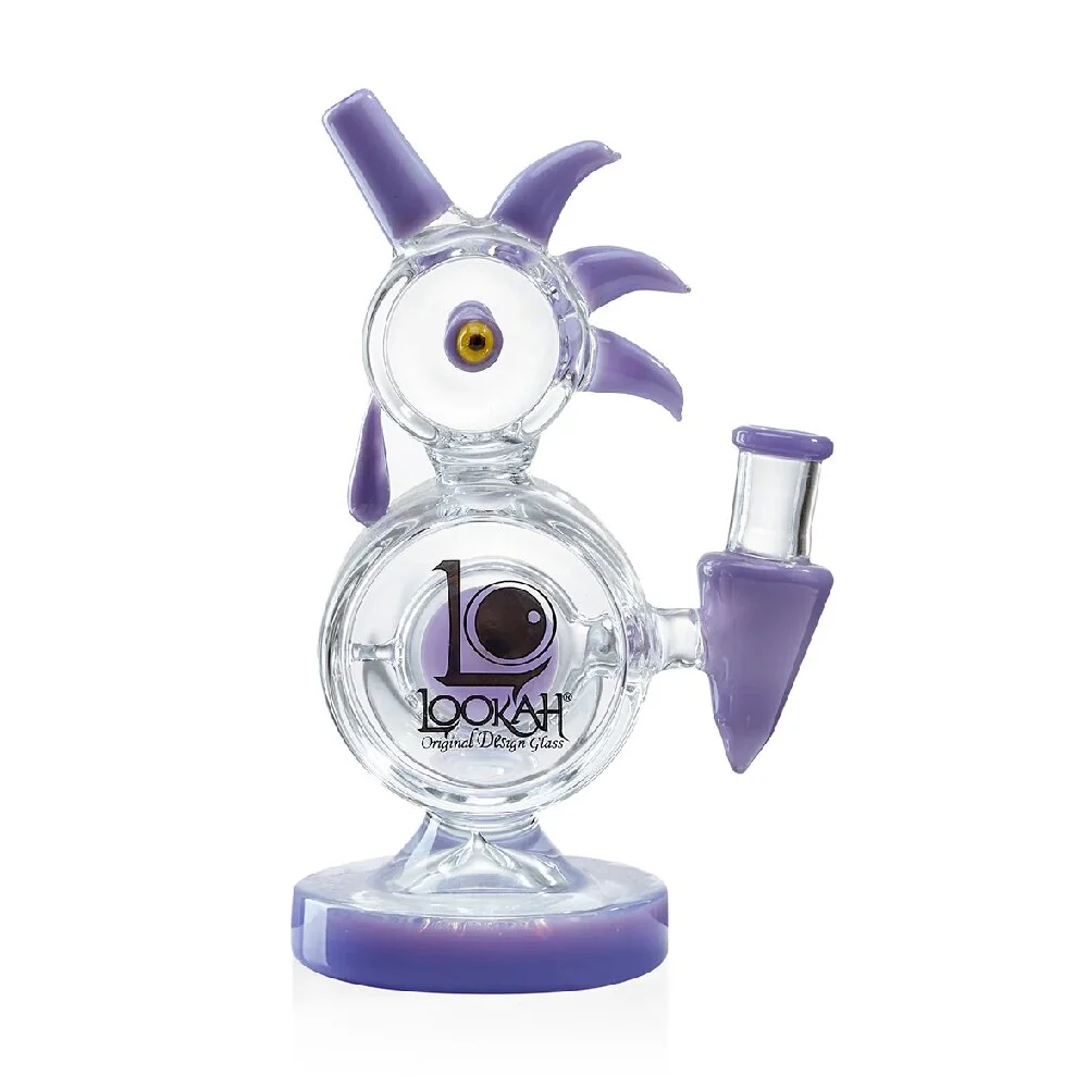 Lookah (Dab Rig) 8â³ Mini Disc Percolator Rooster Glass Water Pipe