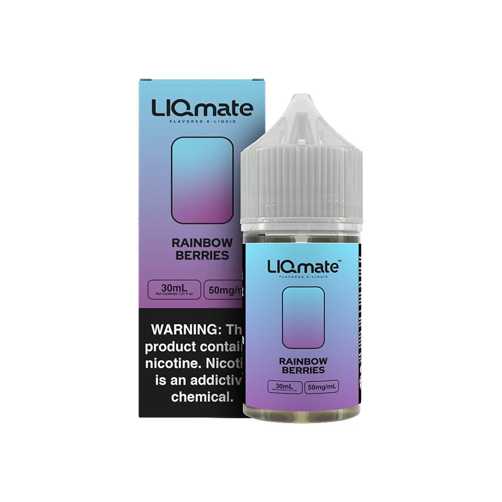 Rainbow Berries Liqmate Series Salt Nic E-Juice by 7Daze 30mL