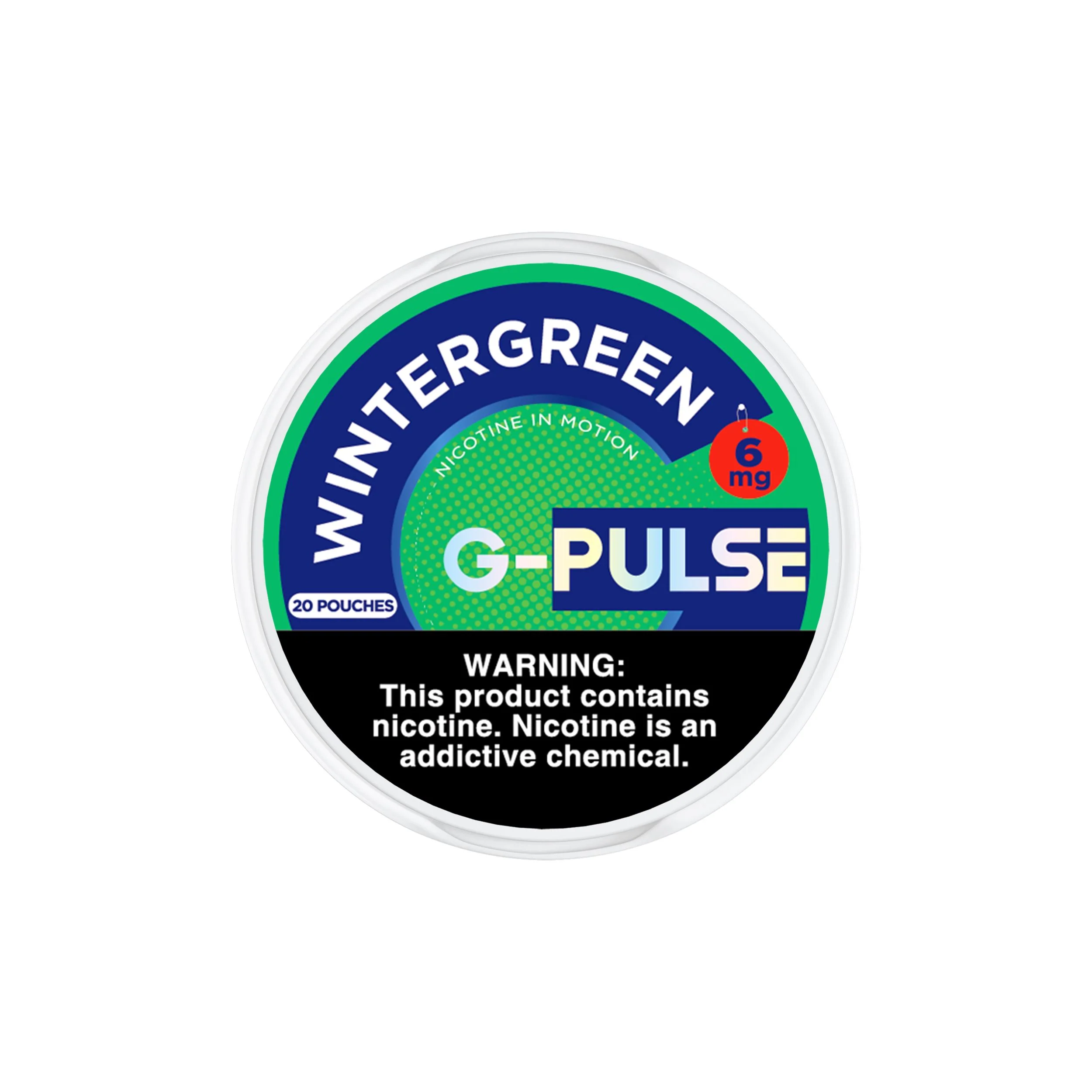 G Pulse Nicotine Pouches (20ct Can) 5pc Display