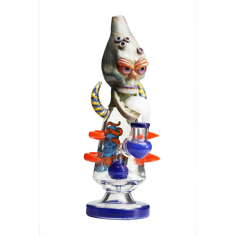 Lookah 11â³ Cool Dry Bones Skull Water Pipe (WPC1212)