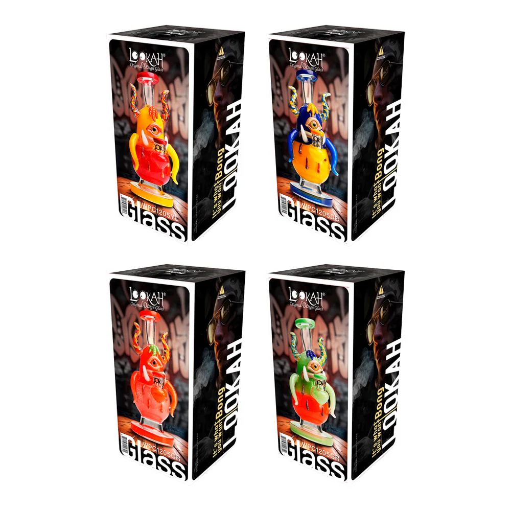 Lookah 8â³ Mini One-eyed Big-bellied Monster Bong (WPC1205)
