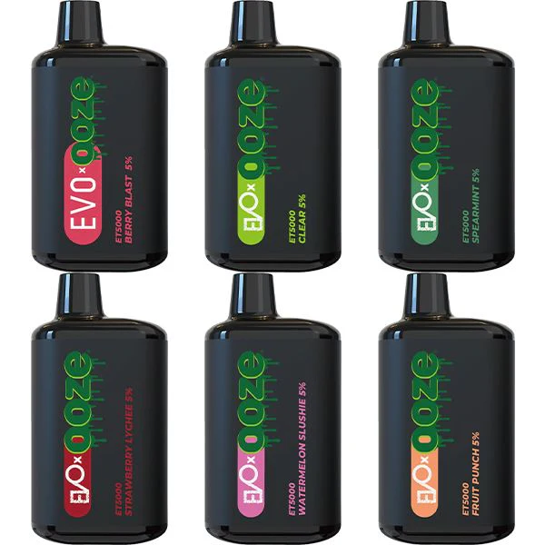 EVO Ooze Bar ET5000 Disposable 5000 Puffs 13mL 50mg
