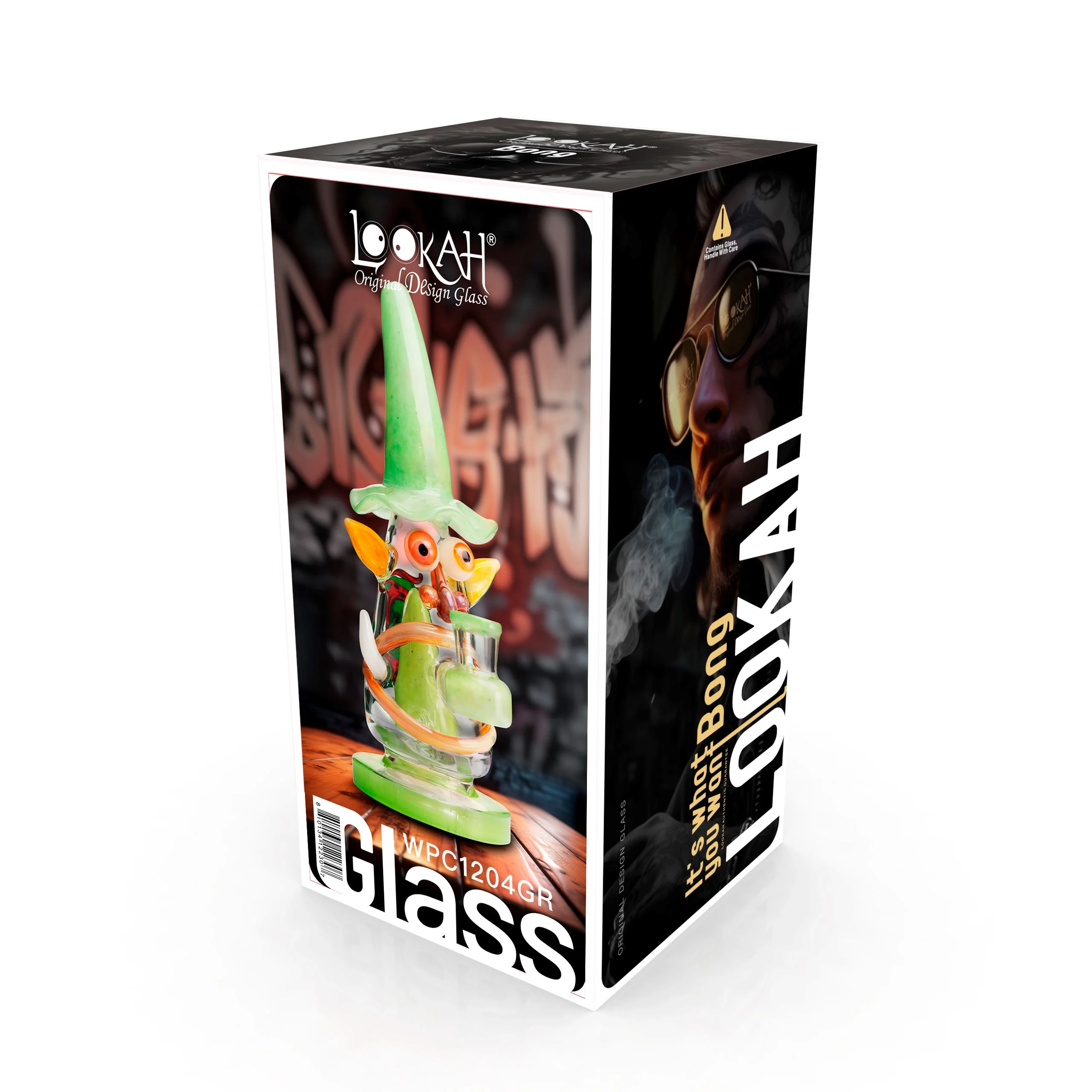 Lookah 9â³ Mini Wizard Glass Dab Rig (WPC1204)